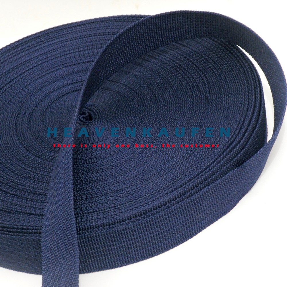 Webbing Lebar 2,5 cm Biru Donker