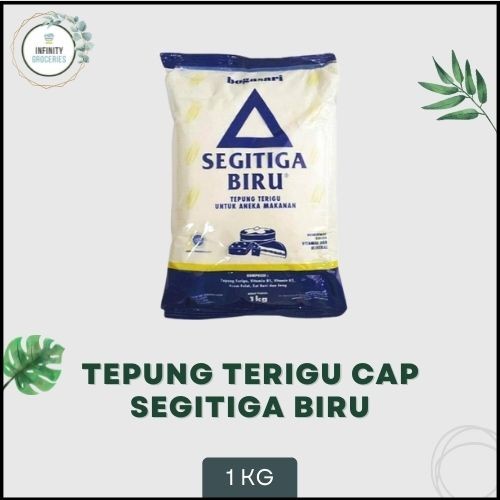 

TEPUNG TERIGU CAP SEGITIGA BIRU 1 KG MURAH !!