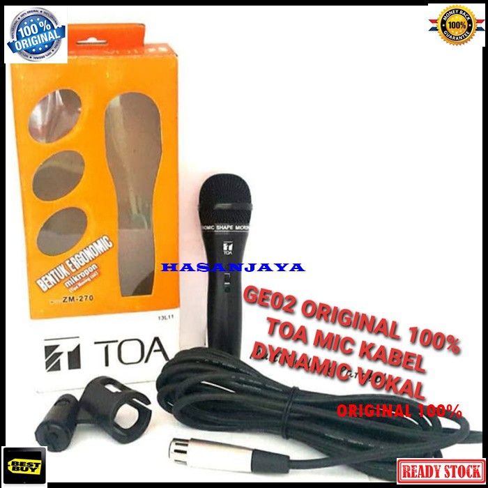 G02 TOA mic kabel mik cable karaoke vokal meeting vocal audio sound pro jernih panggung pidato ceramah imam masjid musik music pengeras suara G02   Bisa ke segala alat audio sound KABEL ORIGINAL TOA 5 METER  GARANSI UANG KEMBALI 100% JIKA TE