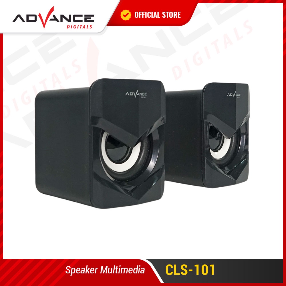 【READY STOCK】 Advance Multimedia Speaker Advance CLS-101 Super Bass 2.0 Channel speaker Dapat dihubungkan ke komputer Garansi resmi satu tahun