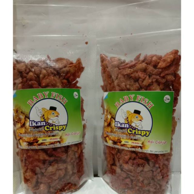 

IKAN CRISPY PEPETEK PEDAS | Baby fish 100gr