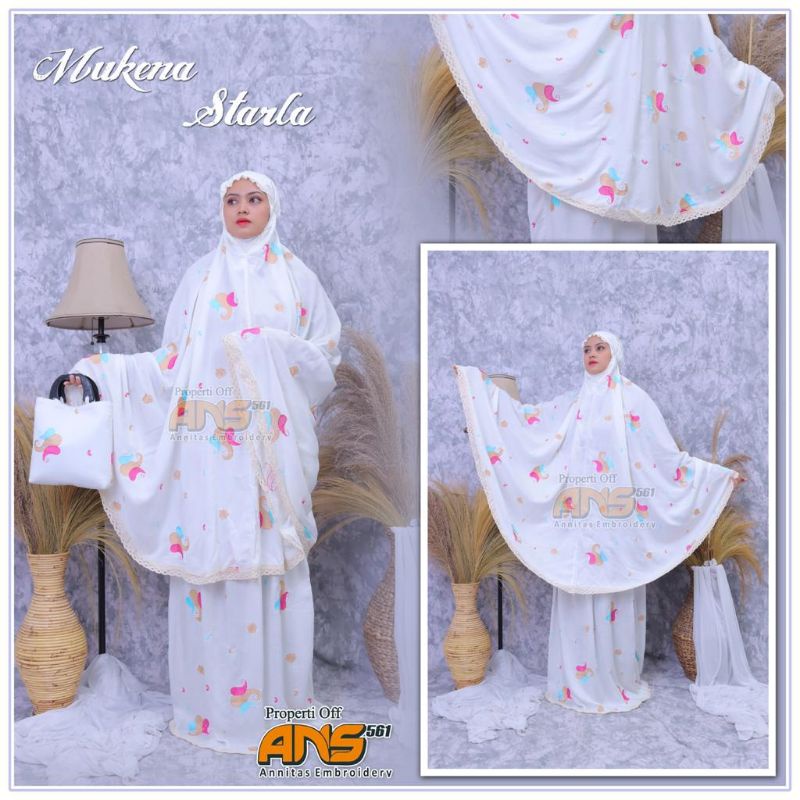 MUKENA STARLA MUKENA BORDIR MUKENA PREMIUM