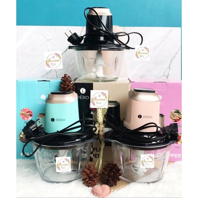 Pero Chopper / Chopper / Pero Chopper Multiple Black Limited Edition/ Pero Frypan biogranite 24cm