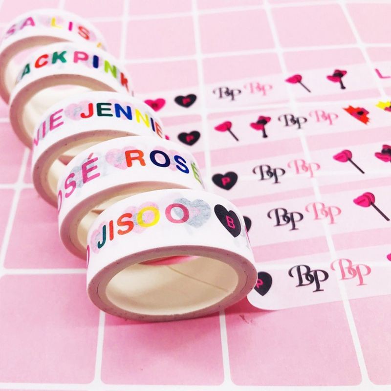 selotip washi tape isolasi blackpink