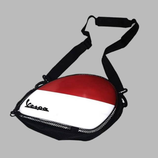vesbag vespabag tas vespa tas tepong slingbag merah putih