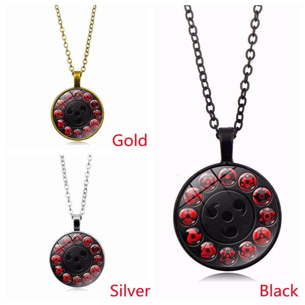 Preva Sharingan Liontin Hadiah Untuk Wanita Pria Hadiah Kreatif Kartun Chocker Cosplay