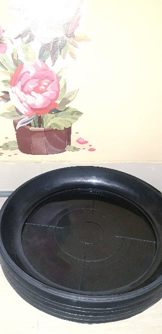 Tatakan Alas Untuk Pot Diameter Bp 40-60 Cm Hitam