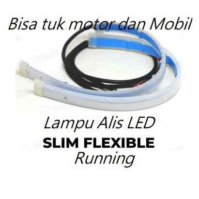 LAMPU ALIS RUNNING 2 MODE Lampu Alis LED Motor dan Mobil universal variasi