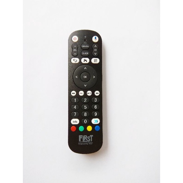 REMOT REMOTE STB FIRSTMEDIA FIRST MEDIA X1 SMART BOX 4K - STB ANDROID DV9135 ORIGINAL ASLI