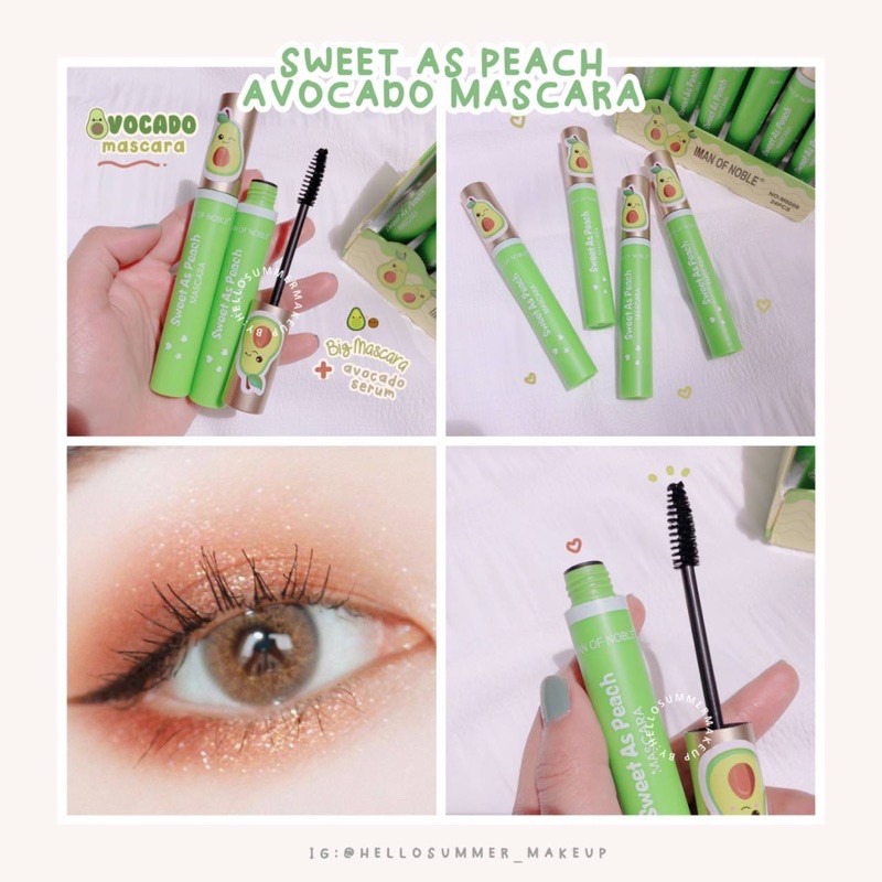 [ORI THAILAND] Sweet as Peach Mascara Avocado Iman Of Noble