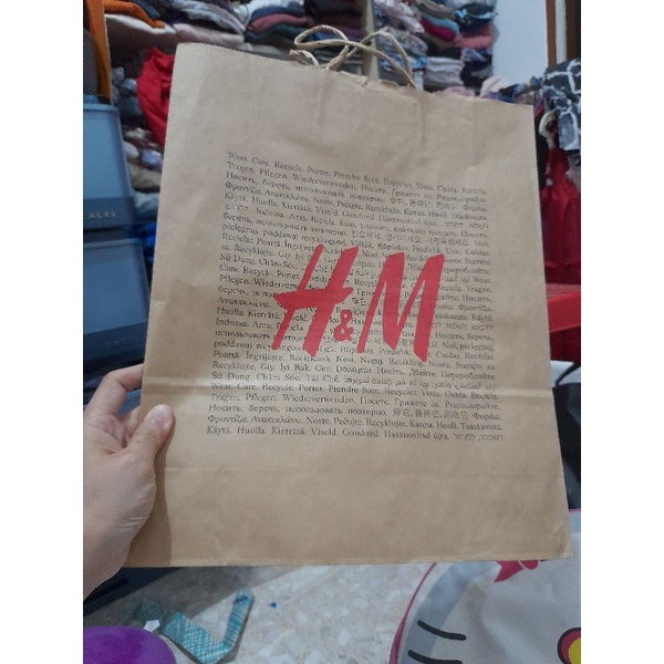 

paper bag H&M big original small / medium