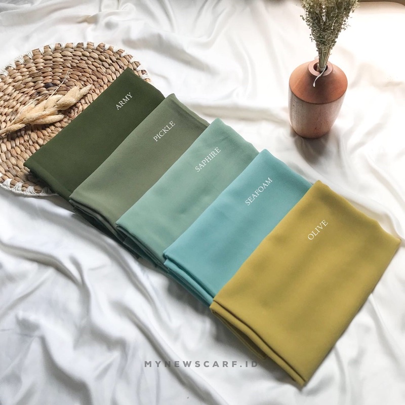 PASHMINA CERUTY BABYDOLL / PASHMINA CERUTY PREMIUM-OLIVE