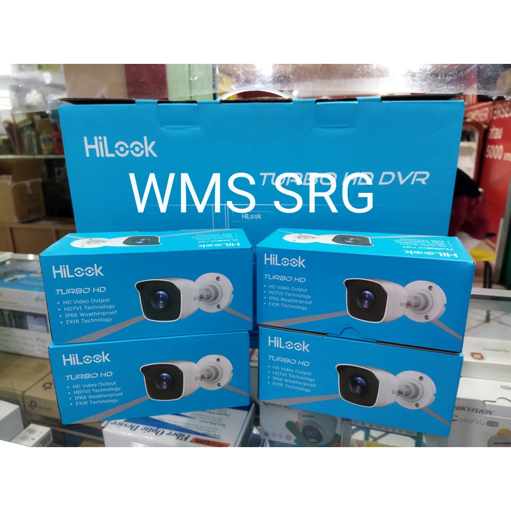 PAKET CCTV 4 KAMERA HILOOK