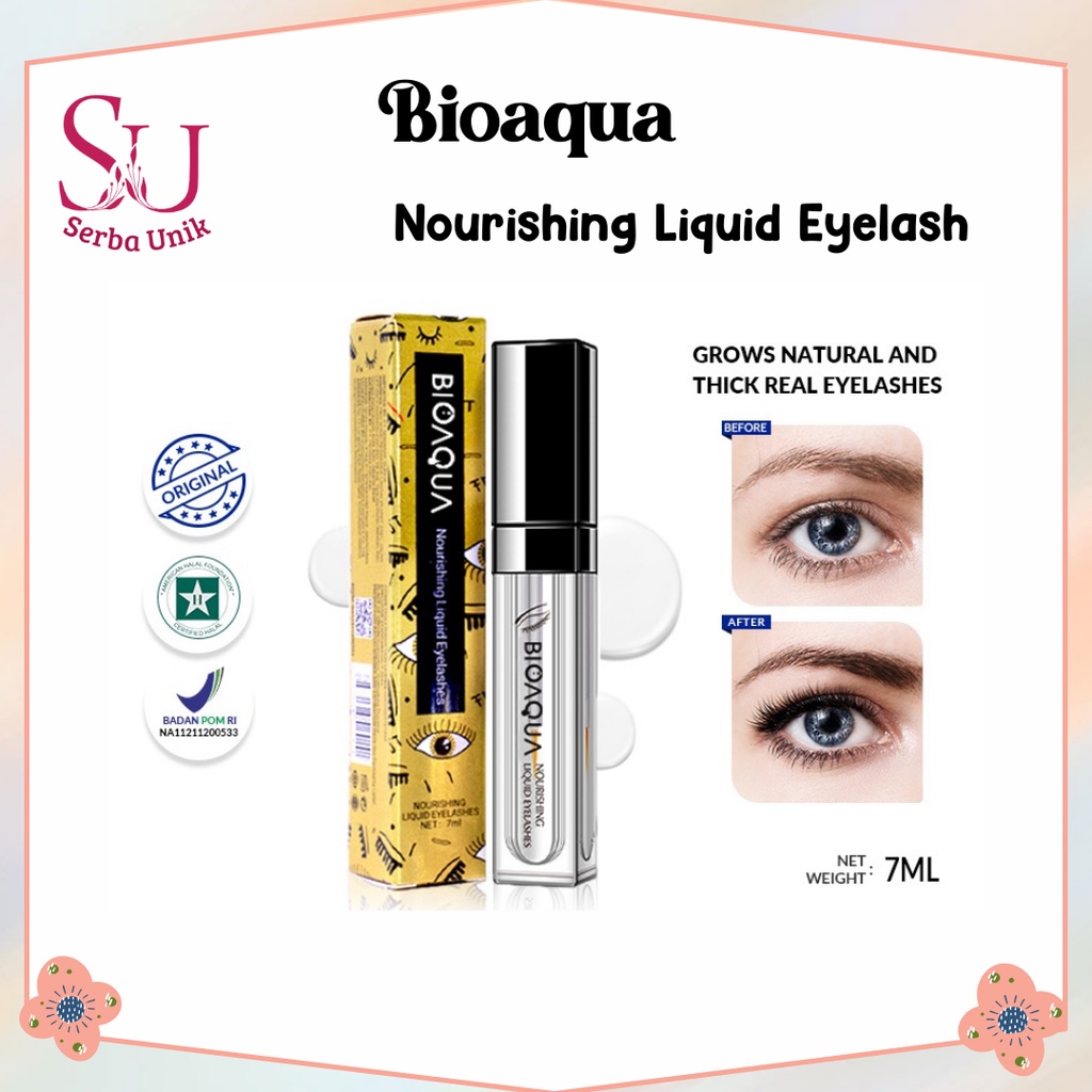 Bioaqua Nourishing Liquid Eyelash Serum 7ml / Serum Alis & Bulu Mata