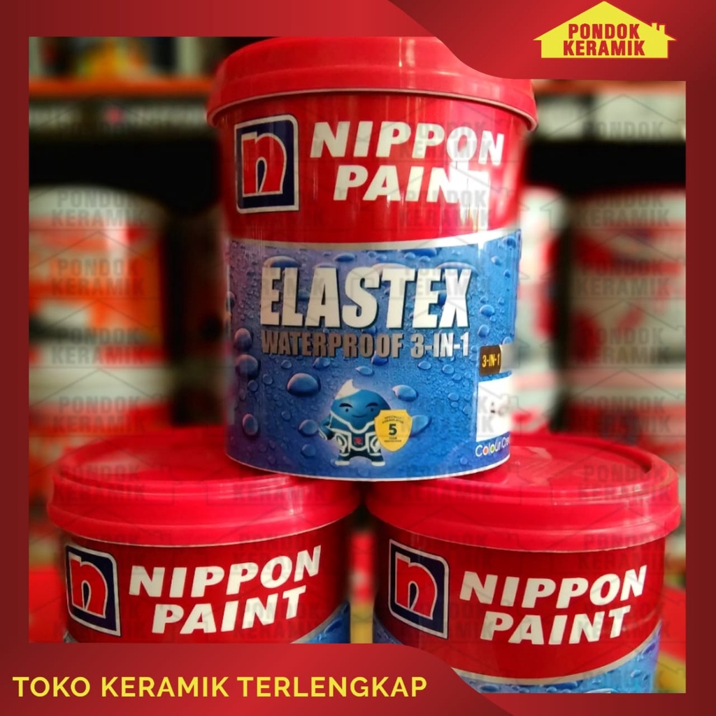 CAT NIPPON PAINT ELASTEX WATERPROOF WARNA TINTING / MIXING 1 KG