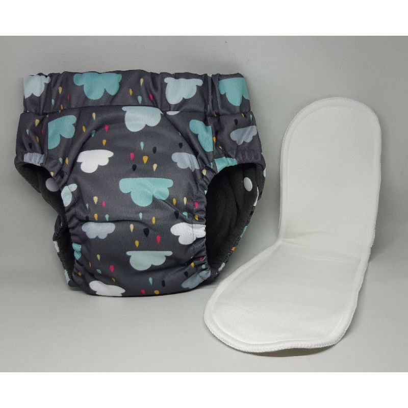 Clodi Celana New sobi pant Bamboo insert bisa dilepas dan bisa untuk Training pant size xs