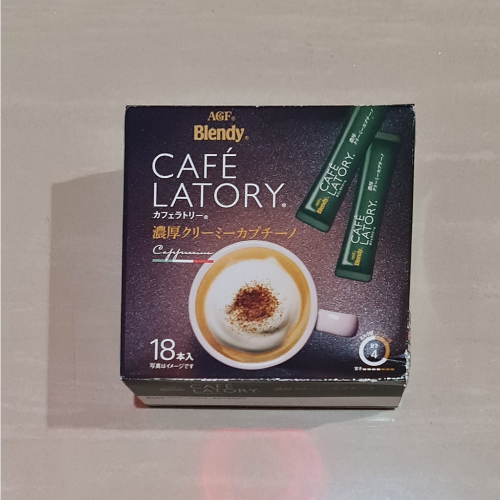 AGF Blendy Cafe Latory Rich Creamy Cappuccino 18 x 10.9 Gram