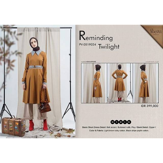 DRESS POEVA RIMINDING TWILIGHT DRESS  MODERN