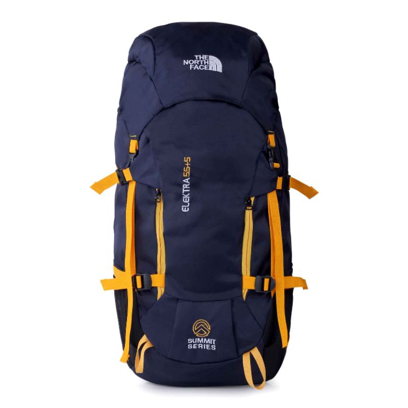 New Tas Carrier 60 Liter Terbaru Pria Wanita Hitam Tali Kuning | Ransel Tas Semi Carier | Tas Outdoor | Tas Gunung | Tas Keril | Tas Hiking The North Face Elektra 55+5 L Series