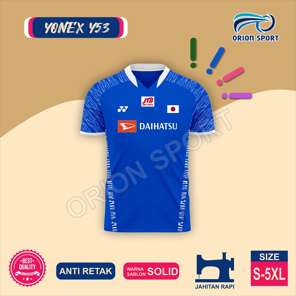 Jersey Badminton Yonex Japan All England, BAC 2022 Full Print