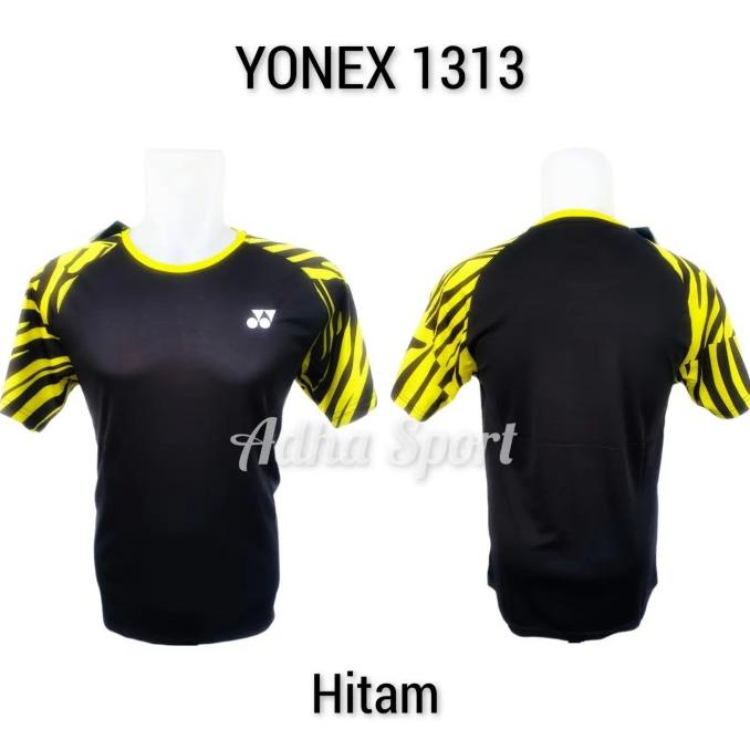 VIRAL Kaos Badminton Yonex 1313 / Y1313 Hitam ADHA SPORT