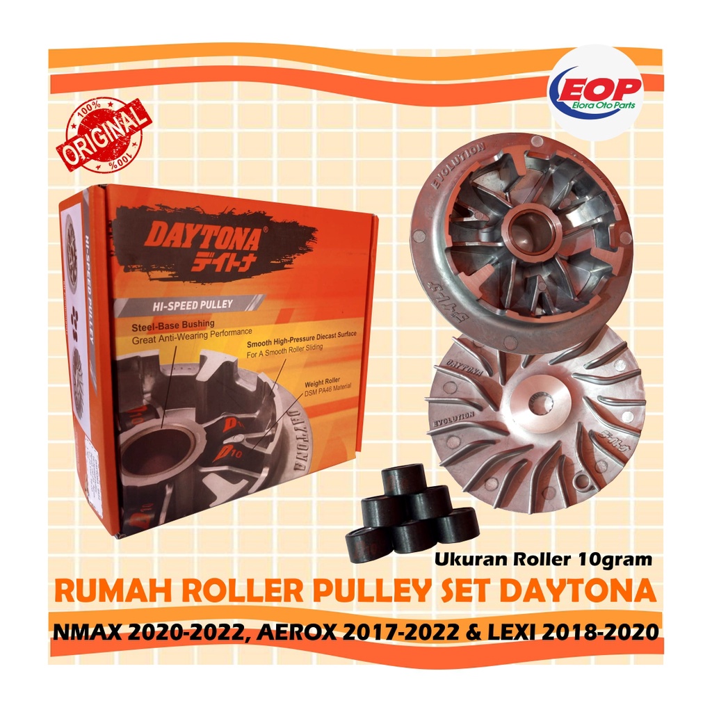 RUMAH ROLLER PULLEY SET NMAX AEROX LEXY DAYTONA 4934