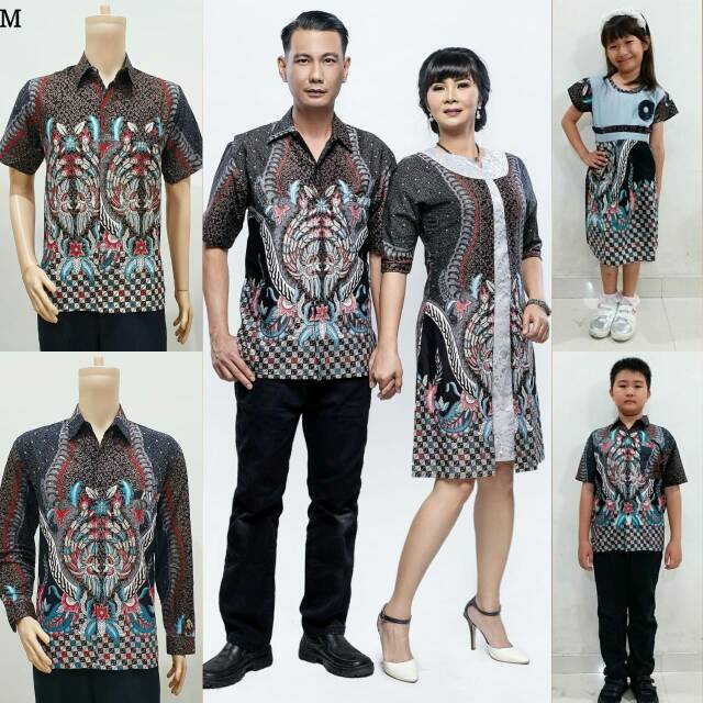Batik Couple Sarimbit keluarga/ seragam Family/ Cauple NADHIRA baju batik famili harga murah size ju