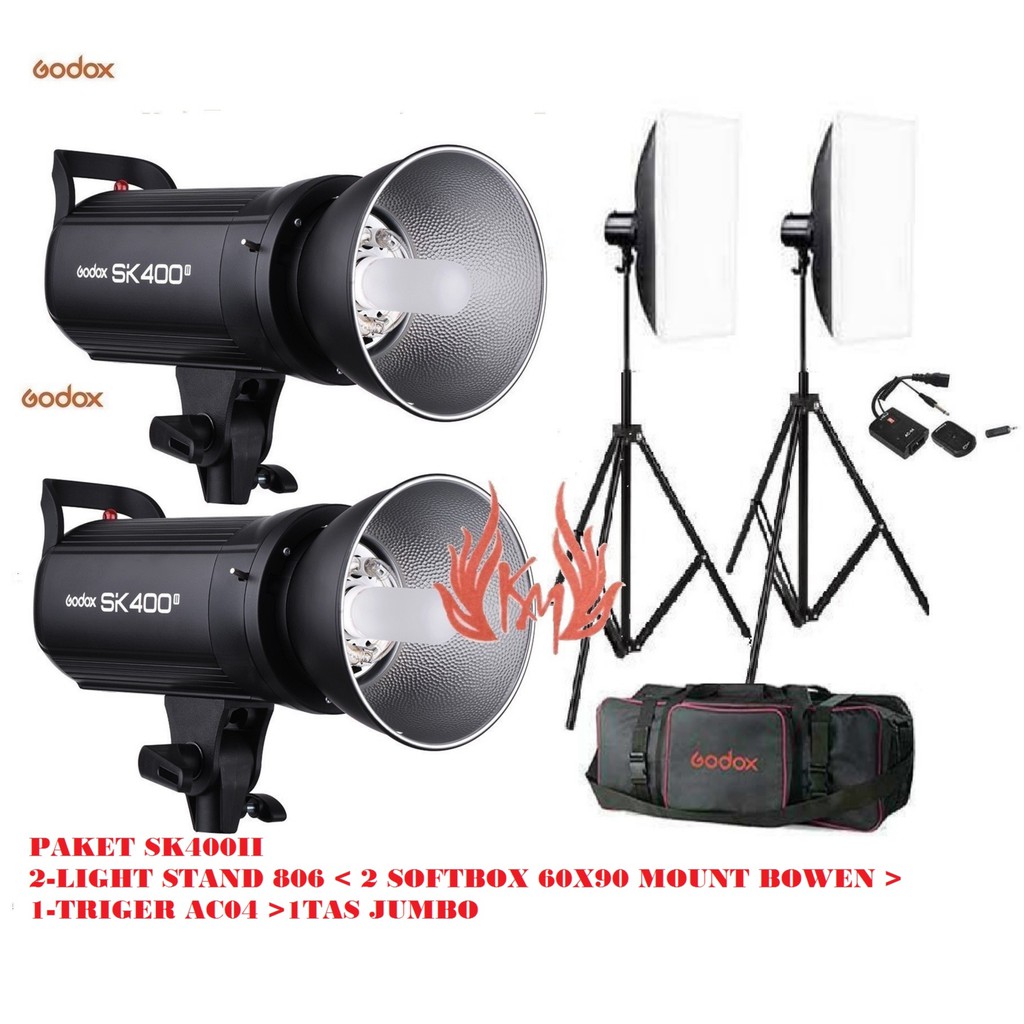 PAKET GODOX SK400 II LENGKAP