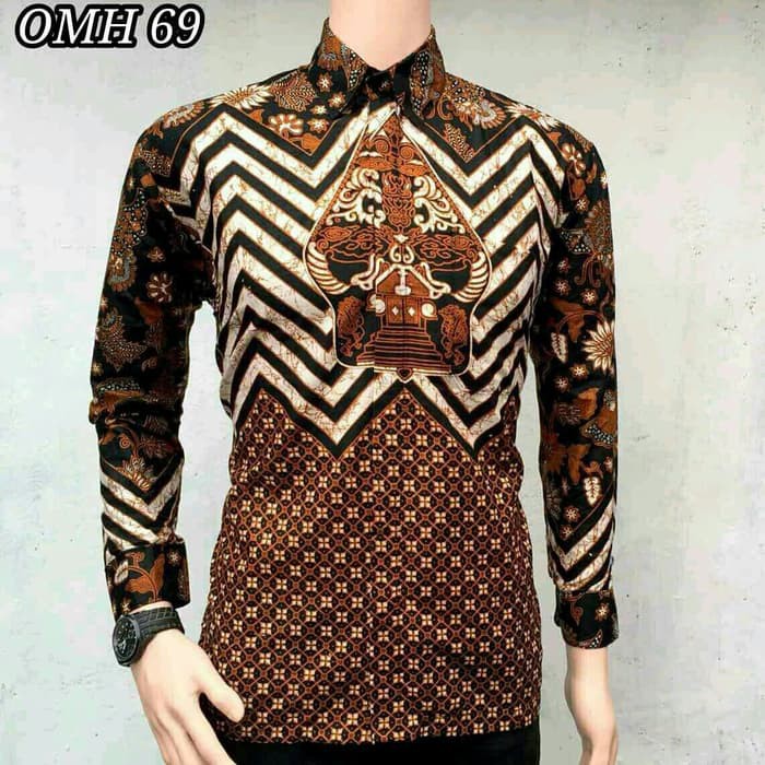 baju batik pekalongan motif wayang kulit