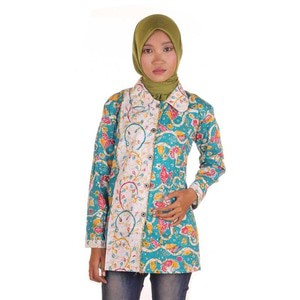 Blouse Batik I Blouse Kerja Wanita Batik I Blus Batik Wanita Witta