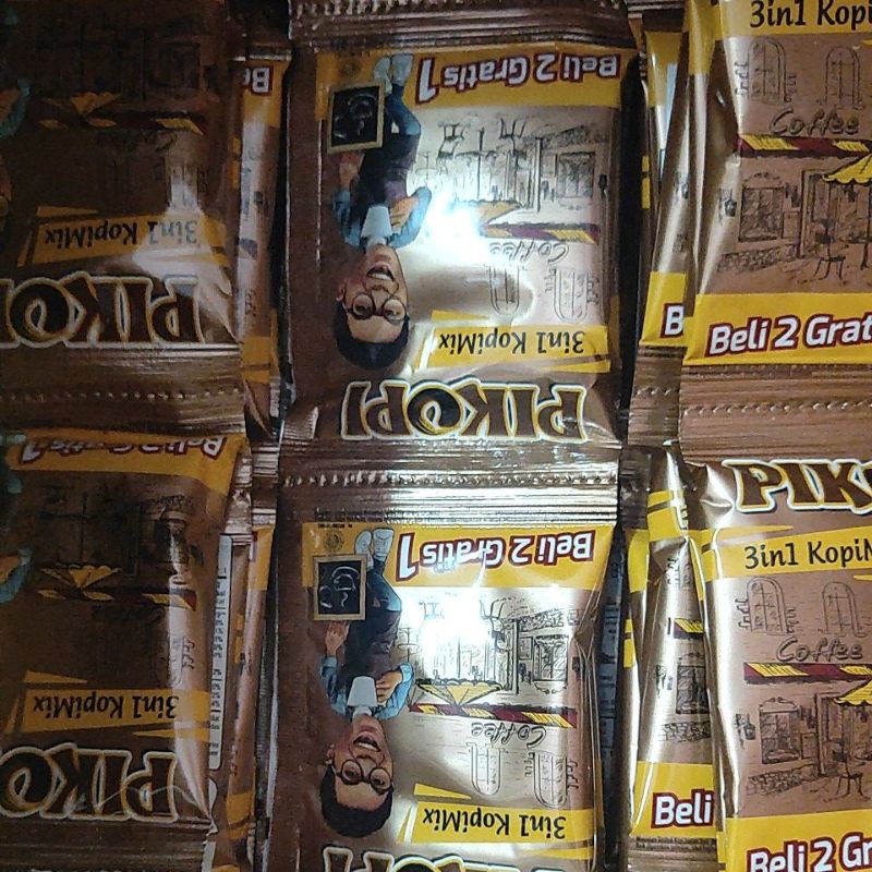 

Pikopi kopi mix (kemasan coklat)1 renceng