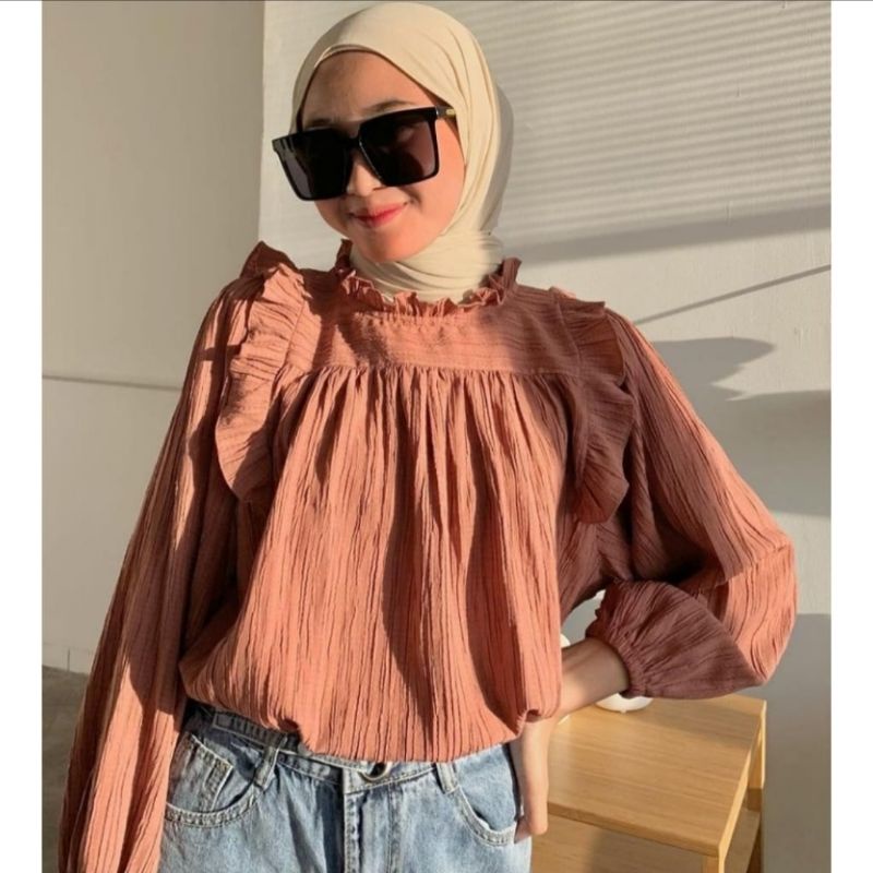 Kanya blouse by leviorasale Peach