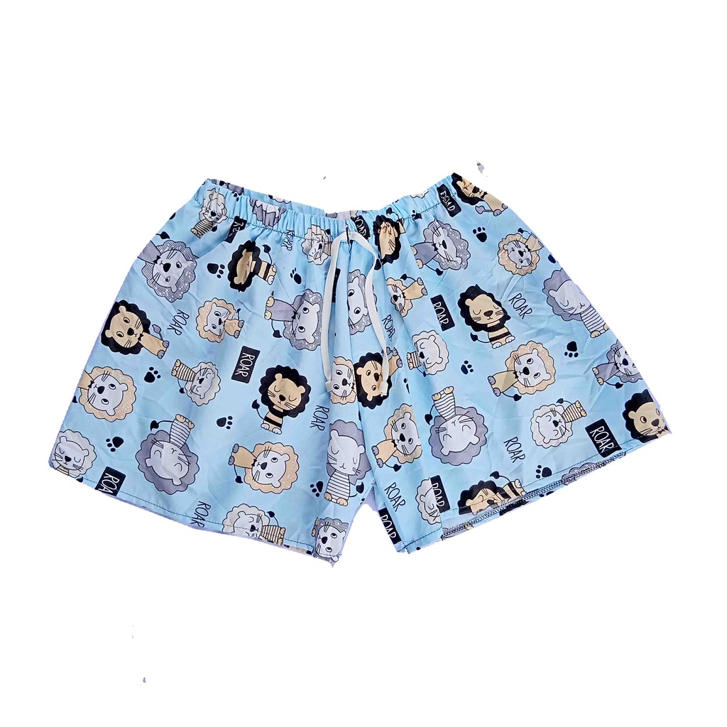 CELANA BOXER UNISEX CELANA PENDEK MOTIF CELANA SANTAI CELANA KOLOR BOXER REMAJA DEWASA CELANA BOXER KATUN KOLOR SANTAI CELANA BOXER MODEL TALI