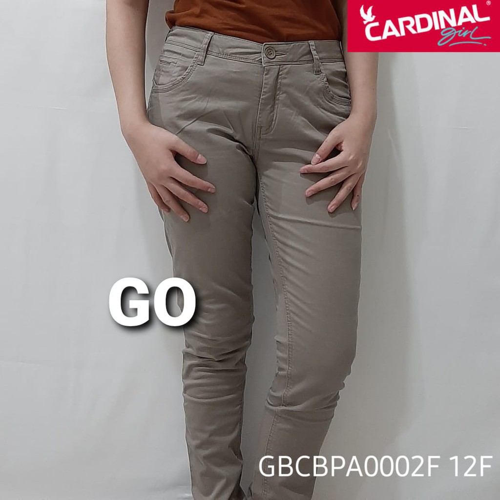 gof 2XL CELANA JEANS CARDINAL Casual Katun Pensil Skinny Fit Celana Panjang Jeans Perempuan