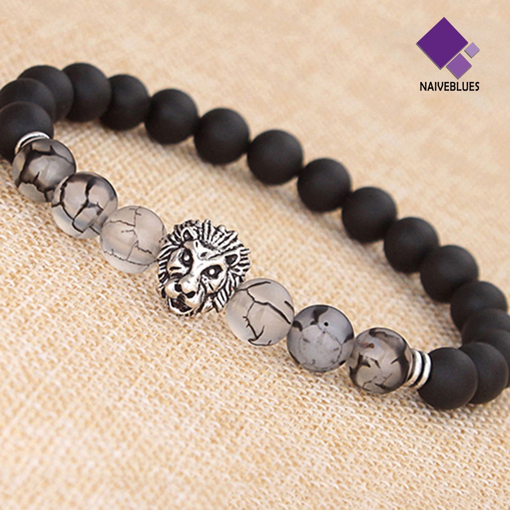 Gelang Manik-Manik Adjustable Warna Silver