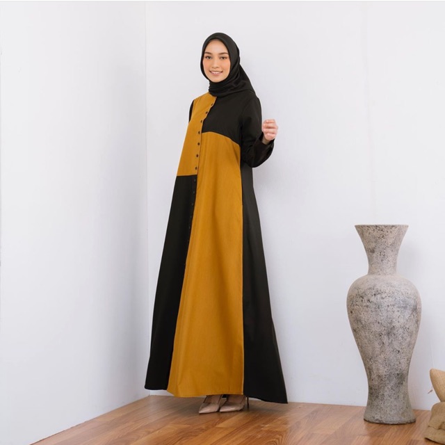 Aksara Dress Deep Mustard by HL (Heaven Lights) NWT