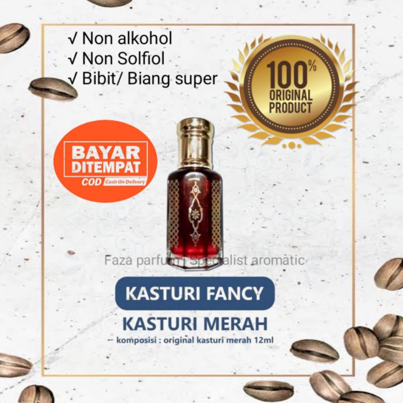 PARFUM KASTURI MERAH/ KASTURI FANCY BIBIT MURNI