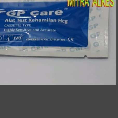 ➹ HCG Tetes GP Care. Alat Test Kehamilan. HCG Cassette. Tespek. Test Pack k Hcg GpCare Alat Test Ham