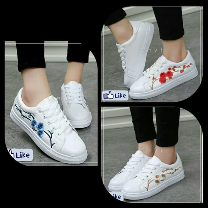 TERBARU SEPATU SNEAKERS KETS SPORT CASUAL WANITA SEPATU SEKOLAH ANAK PEREMPUAN KEREN