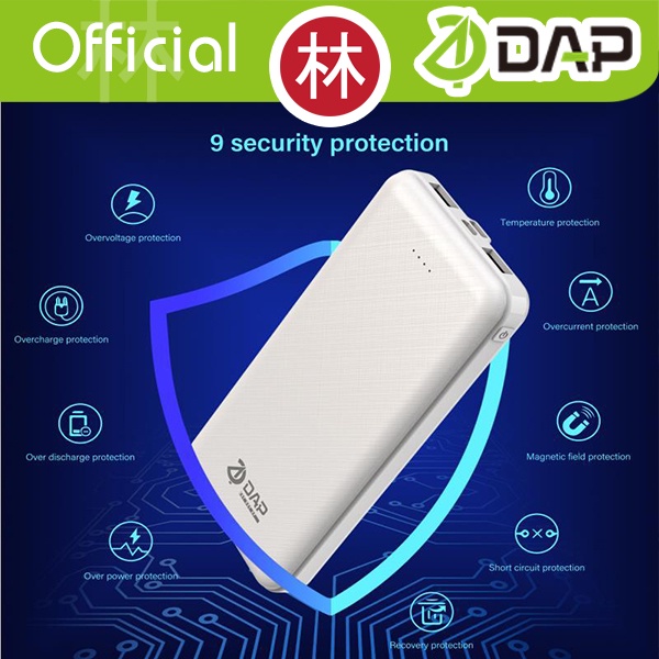 DAP D-P10 10000mAh Dual Output &amp; Input Powerbank