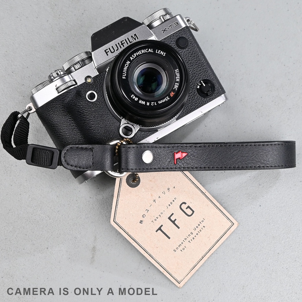 TFG Camera Hand Strap Kobuki Kulit Asli