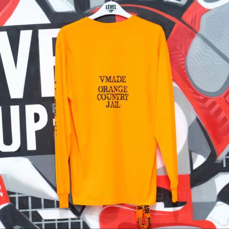 Vmade Jail Tee Orange 100% Original