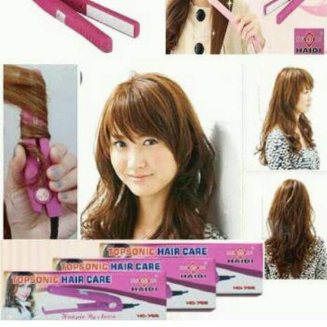 Catok mini Haidi - Catok SUPER PORTABLE NANO HAIR - CATOK ION - CATOK CURLY - BLOW RAMBUT