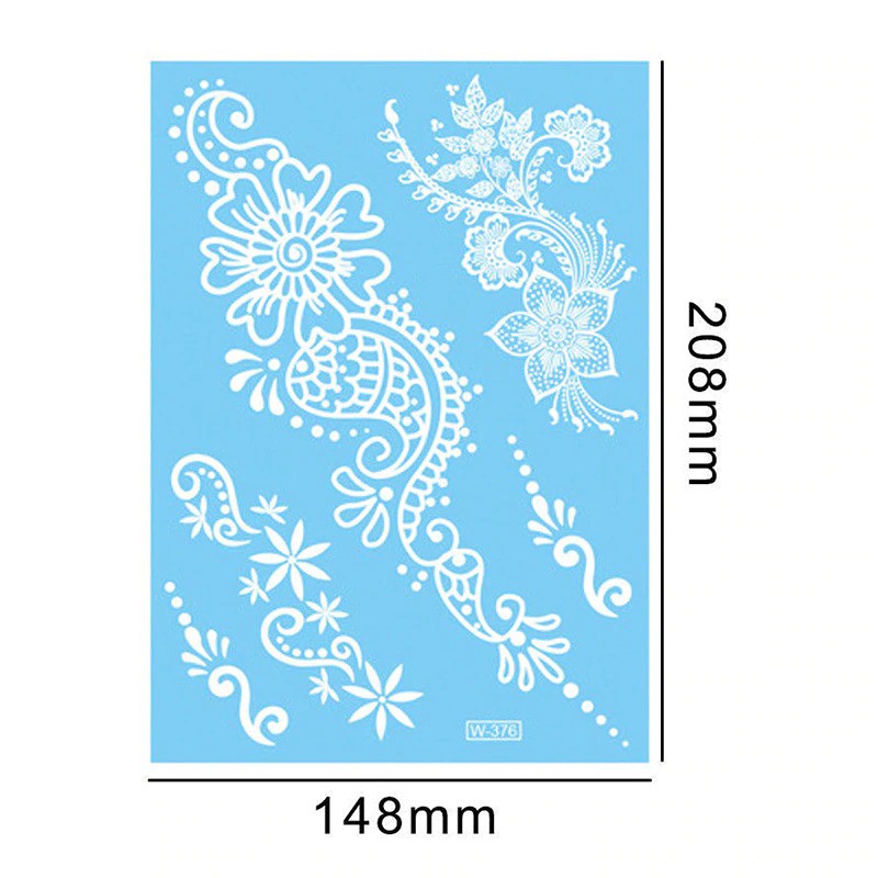 tatto temporer tatto temporary temporary tattoo white henna