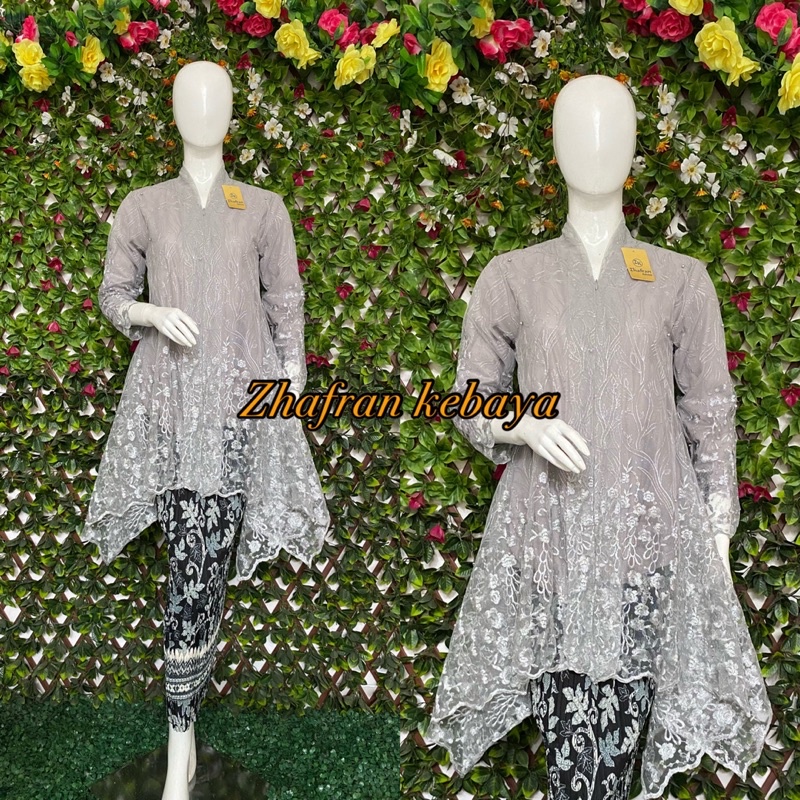 NEW SALE/ Kebaya Brukat Kebaya Modern  melayu Kebaya Remaja Model Busui Bahan Tulle (kwk)