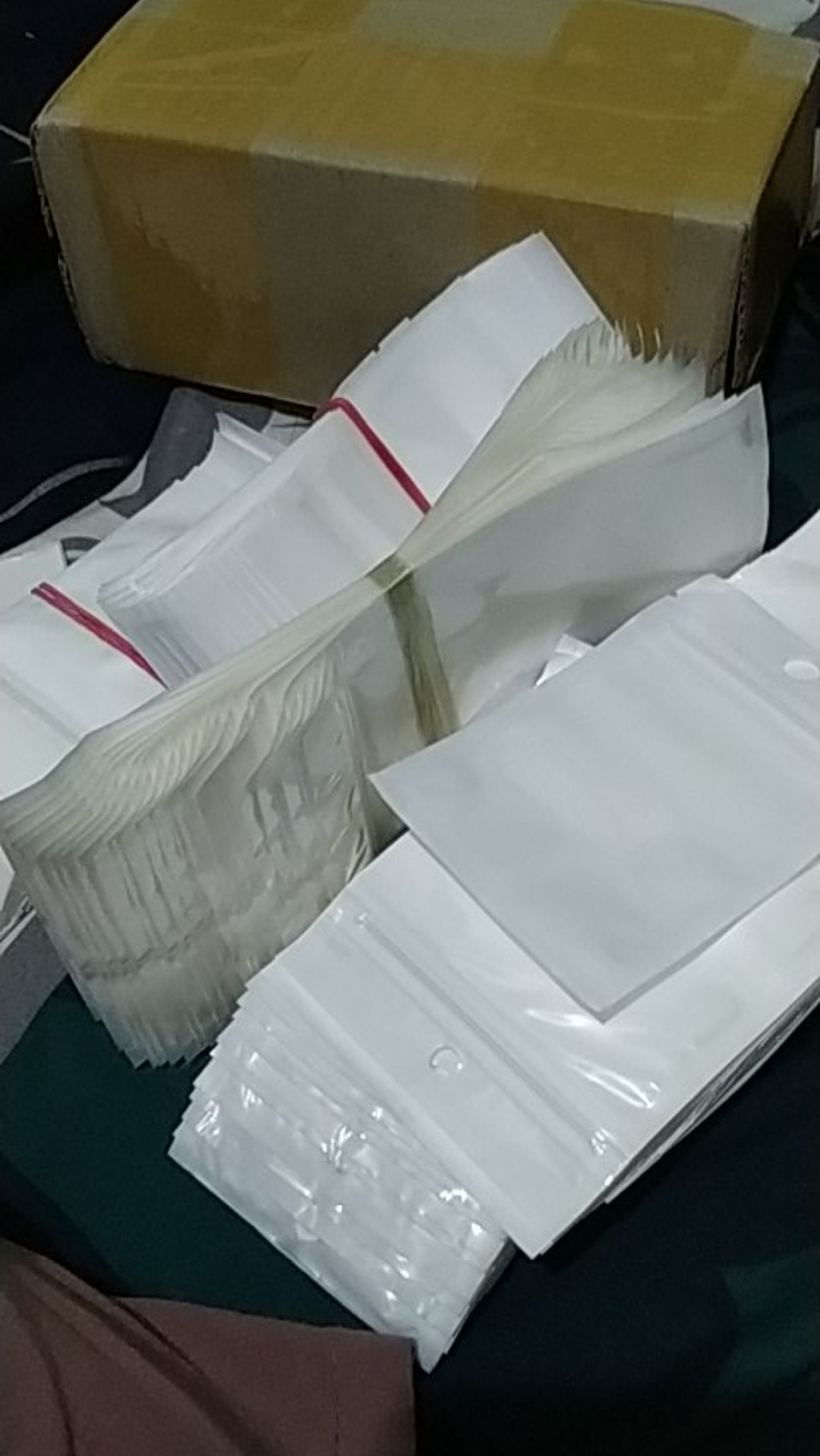 Plastik Klip / Plastik Ziplock Putih 7cmx10 Cm(50pcs) <br />grade A Lebih Tebal Dan Food Grade