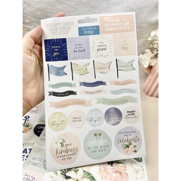 

[STICKER] Sticker DIY Journal | DIY Scrapbook Jurnal kisscut
