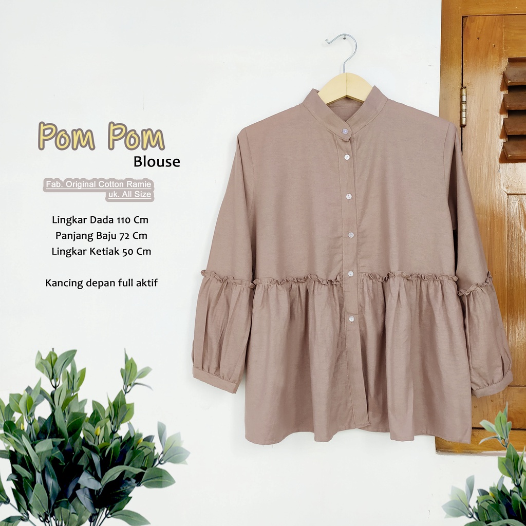 Moca Atasan Blouse Katun Rami Original