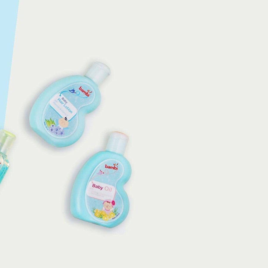 Bambi Baby Oil 100ml With Licorice &amp; Chamomile / Baby Oil Bayi Anak