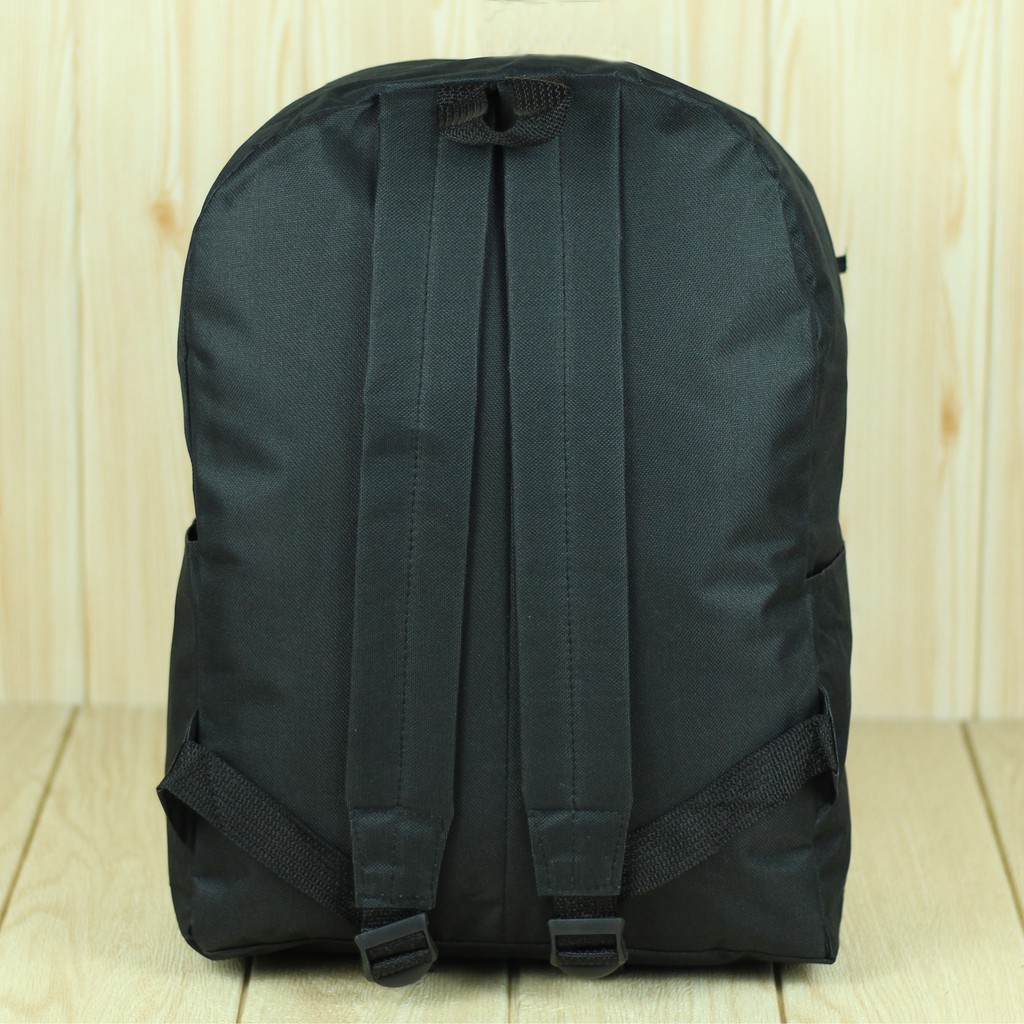 TAS KOREAN FASHION Backpack Wanita PHIUM Hitam Ransel Sekolah Kuliah Remaja Fashionable Stylish